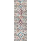 vidaXL Teppich ARBIZU Indoor und Outdoor Vintage-Design 80x250 cm