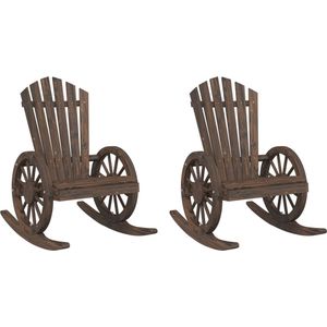 Adirondack - Schommelstoel - Vurenhout - Ergonomisch Ontwerp