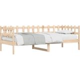 vidaXL - Slaapbank - Massief Grenenhout - 90x200 cm