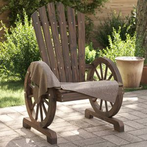 vidaXL - Tuinstoelen - 2 - st - Adirondack - massief - vurenhout