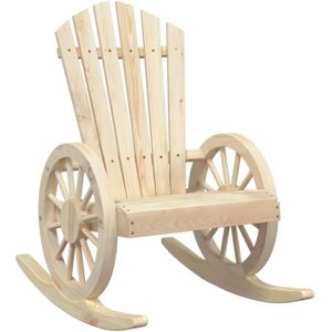 vidaXL - Adirondack Schommelstoel - Vurenhout - Comfortabel Ontwerp