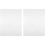 vidaXL Spiegelfolies 2 stuks zelfklevend 45x150 cm PET