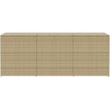 vidaXL-Tuinbox-met-wielen-984-L-poly-rattan-gemengd-beige