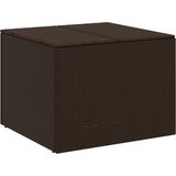 vidaXL Tuinbox 291 L poly rattan bruin