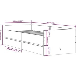 VidaXL-Bedframe-met-lades-bruin-eikenkleurig-100x200-cm