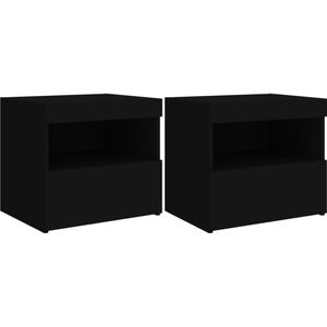 VidaXL-Nachtkastjes-met-LED-verlichting-2-st-50x40x45-cm-zwart