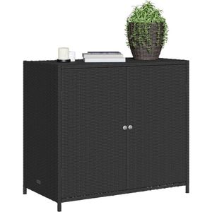 vidaXL-Tuinkast-83x45x76-cm-poly-rattan-zwart