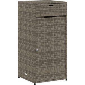 vidaXL-Tuinkast-55x55x111-cm-poly-rattan-grijs