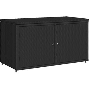 vidaXL-Tuinkast-110x55x60,5-cm-poly-rattan-zwart