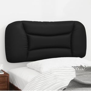 vidaXL - Hoofdbordkussen - 80 - cm - kunstleer - zwart