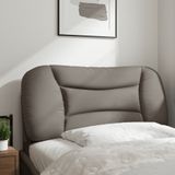 vidaXL - Hoofdbordkussen - 90 - cm - stof - taupe