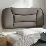 vidaXL - Hoofdbordkussen - 90 - cm - stof - taupe