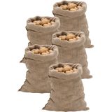 Jutezakken 5 stuks 220 g/m² 60x105 cm 100% jute