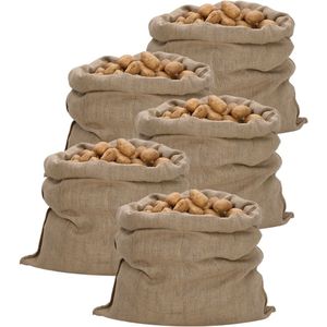 Jutezakken 5 stuks 340 g/m 100x110 cm 100% jute