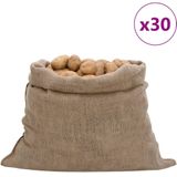 vidaXL Jutezakken 30 stuks 220 g/m² 100x110 cm 100% jute