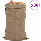 vidaXL Jutezakken 30 stuks 340 g/mÂ² 65x135 cm 100% jute