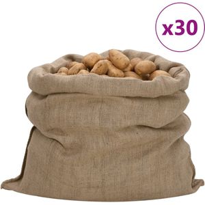 Jutezakken 30 stuks 340 g/m 100x110 cm 100% jute