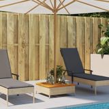 vidaXL Parasolvoetbedekking 70x70x25 cm poly rattan acaciahout beige