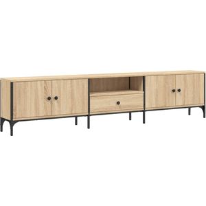 vidaXL Tv-meubel - Bewerkt Hout - Sonoma Eikenkleur
