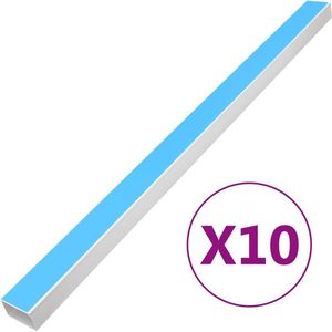 vidaXL - Kabelgoot - zelfklevend - 100x40 - mm - 10 - m - PVC