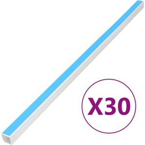 vidaXL - Kabelgoot - zelfklevend - 40x40 - mm - 30 - m - PVC