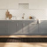 vidaXL - Vloerkleed - Donkerbruin - Rechthoekig 60x300 cm - Bamboe