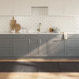 vidaXL - Vloerkleed - Donkerbruin - Rechthoekig 80x300 cm - Bamboe