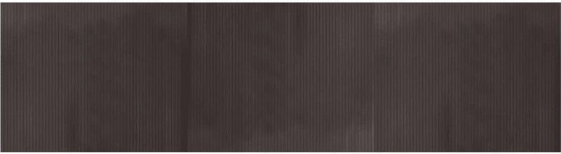vidaXL - Vloerkleed - Donkerbruin - Rechthoekig 80x300 cm - Bamboe