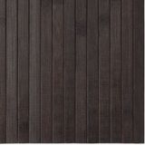 vidaXL - Vloerkleed - Donkerbruin - Bamboe - 100x100 cm