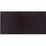 vidaXL - Vloerkleed - Donkerbruin - Bamboe - Rechthoekig 100x200 cm
