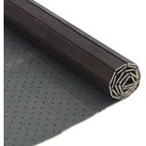 vidaXL - Vloerkleed - Donkerbruin - Bamboe - Rechthoekig 100x200 cm