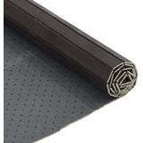 vidaXL - Vloerkleed - Donkerbruin - Bamboe - 100x300 cm