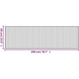 Bamboe - Modern Vloerkleed - Neutraal - Duurzaam - Waterbestendig