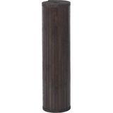 vidaXL - Vloerkleed - Donkerbruin - Rechthoekig 60x300 cm - Bamboe