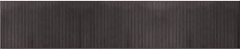 vidaXL - Vloerkleed - Donkerbruin - Rechthoekig 60x300 cm - Bamboe