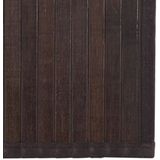 vidaXL Vloerkleed - Donkerbruin - Bamboe - Rechthoekig