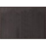 vidaXL Vloerkleed - Donkerbruin - Bamboe - Rechthoekig