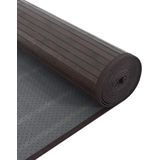 vidaXL - Vloerkleed - Bamboe - Donkerbruin - 70x200 cm