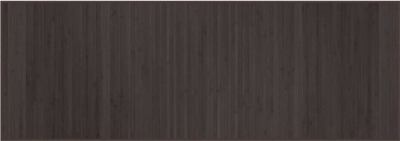 vidaXL - Vloerkleed - Bamboe - Donkerbruin - 70x200 cm
