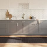 vidaXL - Vloerkleed - Donkerbruin - Rechthoekig 70x300 cm - Bamboe