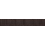 vidaXL - Vloerkleed - Donkerbruin - Bamboe - Rechthoekig