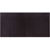 vidaXL - Vloerkleed - Donkerbruin - Bamboe - 100x200 cm