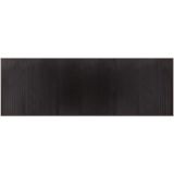 vidaXL - Vloerkleed - Donkerbruin - Bamboe - Rechthoekig 100x300 cm