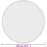 Bamboe - Vloerkleed Rond - Donkerbruin - 100 cm - Natuurlijk Materiaal