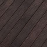 Bamboe - Vloerkleed Rond - Donkerbruin - 100 cm - Natuurlijk Materiaal