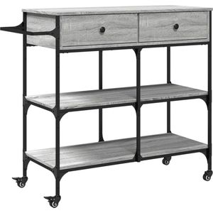 Honey-Can-Do CRT-02215 trolley met 3 laden, plastic, chroom, 64,49 x 40,99 x 21,48 cm Honey-Can-Do CRT-02215 trolley met 3 laden, plastic, chroom, 64,49 x 40,99 x 21,48 cm