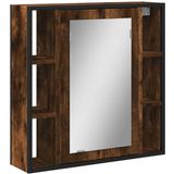 Vidaxl - Bad-Spiegelschrank Räuchereiche 60x16x60 cm Holzwerkstoff
