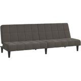 Schlafsofa 2-Sitzer Dunkelgrau Samt Vidaxl