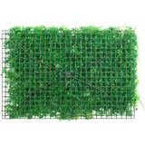vidaXL Hek met kunstvarenblad 6 st 40x60 cm groen