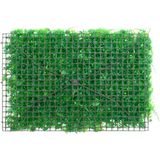 vidaXL Hek met kunstvarenblad 24 st 40x60 cm groen